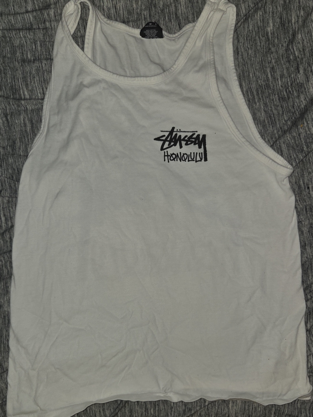 Honolulu White Men's Tank Top
